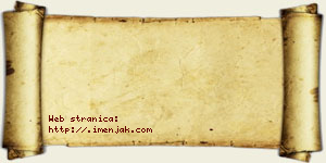 Jakov Radovanović vizit kartica